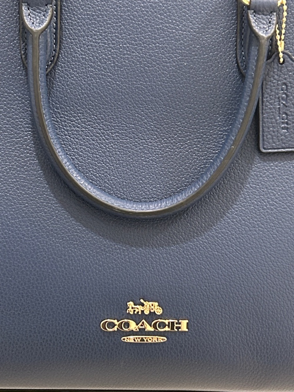 Coach (NWT) Maggie Tote Bag in Deep Blue - Picture 4 of 16